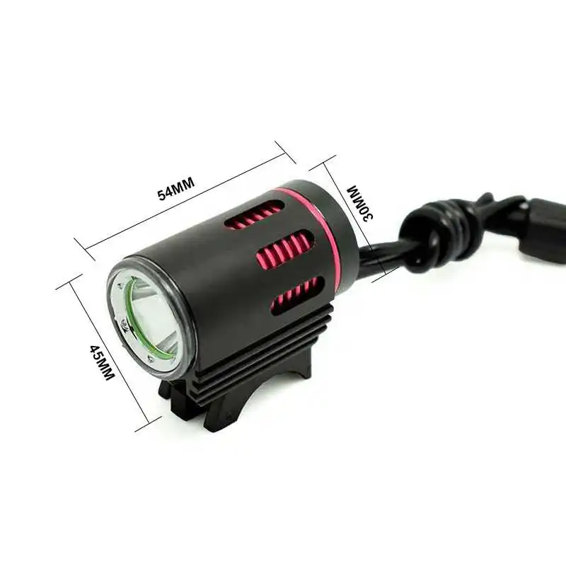 Best WasaFire Bicycle Light XM-L2 LED 2000 Lumens 4 Modes Front Bike Head Light Battery Pack Charger Riding Cycing bike light Gift 14