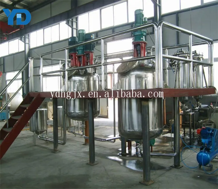 500l Electric Steam Jacket Reaction Vessel Buy Jacketed Mixing Vessel