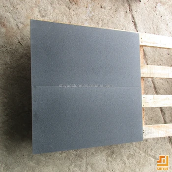 China Natural Honed Stone Tiles Type Hainan Black Basalt China Natural Honed Stone Tiles Type Hainan Black Basalt