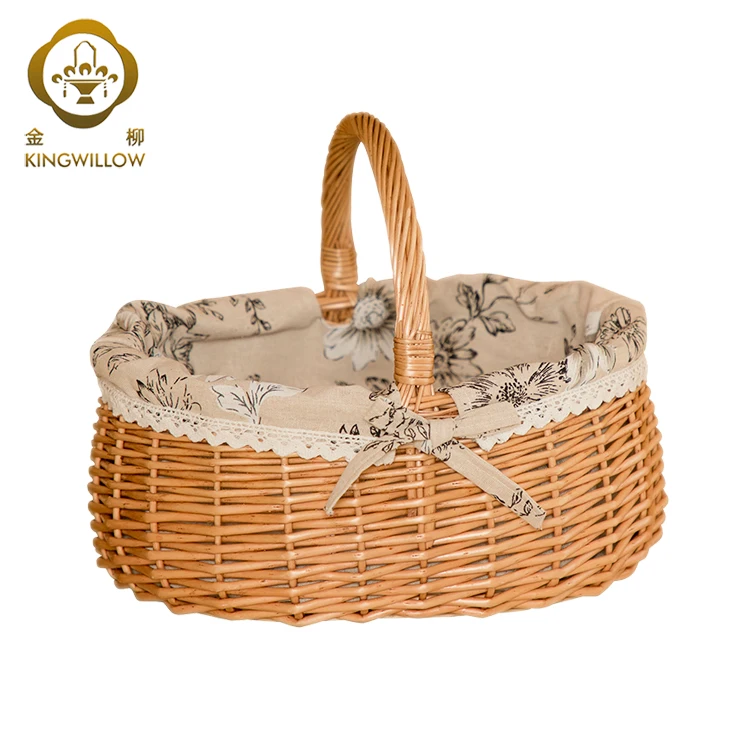 wicker storage basket