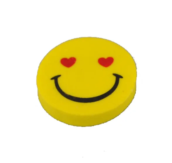 face printed eraser