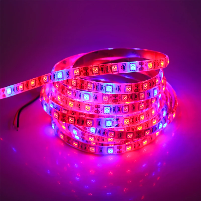 5M/roll grow led light strips Red and Blue 3:1 waterproof IP IP65 led plant grow light strip