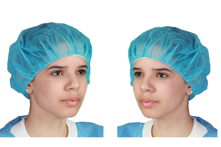 New design Disposable surgical nonwoven bouffant cap