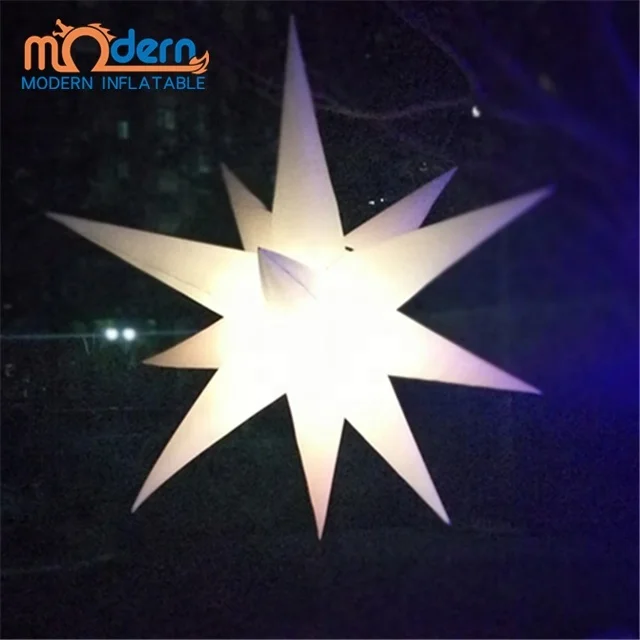 2018 Sales Promotion Party Lighting Decoration Inflatable Star With RGB LED For Event/Party/Wedding Decoration