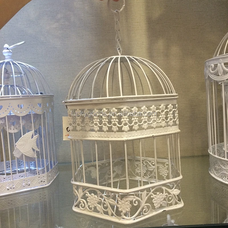 Hanging Cream White Decorative Make Bird Cage For Sale Buy Make Bird Cagedecorative Bird Cagesbird Cage Favor Box Product On Alibabacom