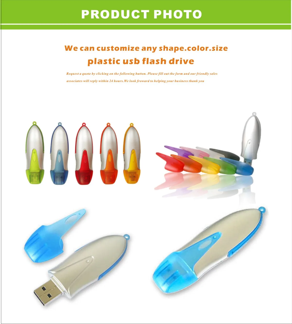 Mermaid usb flash drive Wholesale In Dubai Plastic Case Customized Memory No Logo Usb Flash Drive - ANKUX.COM