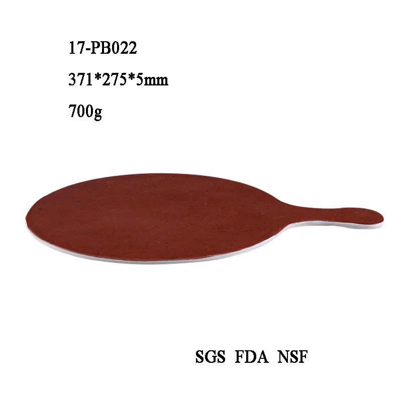 Eco Friendly Restaurant Plates Pizza Melamine Plastic Pizza Serving