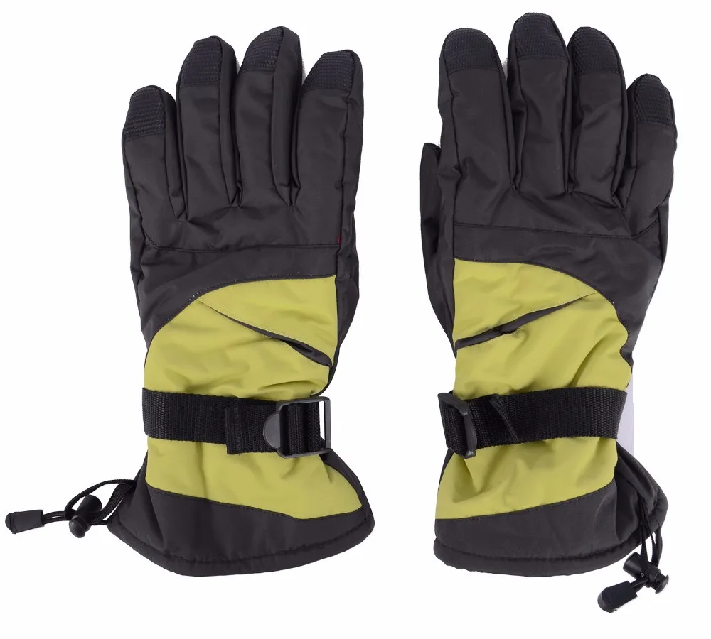 Men's Waterproof Windproof Ski Gloves,Winter Warm 3m Thinsulate Snowboard Snowmobile Gloves