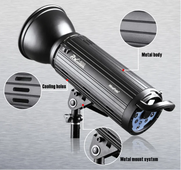 Professional photographic studio flash light Studio flash Strobe Flash light RX series