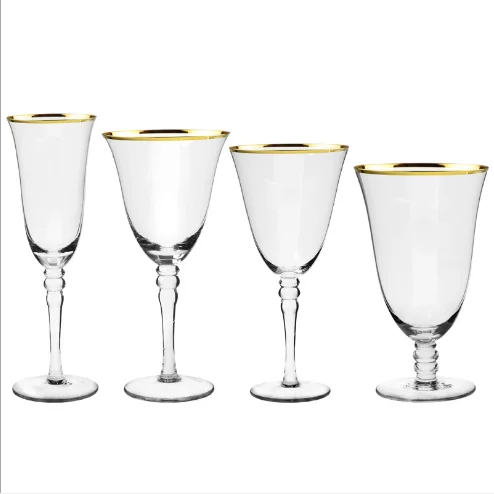 Superior Quality Promotional Lead Crystal 673ml Fancy Goblet Wine Glass For Restaurant Hotel