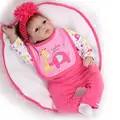 22inch 55cm Silicone reborn dolls babies soft real touch baby sleeping dolls for girls birthday gift