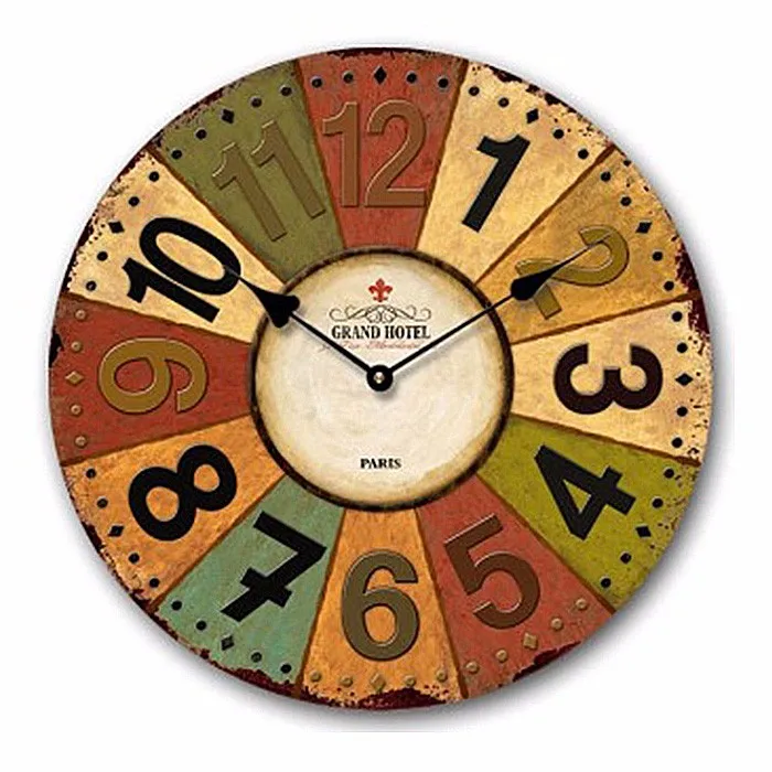 Multi Style Round Shape Mdf Wall Decorative Clock Buy Mdf Wall