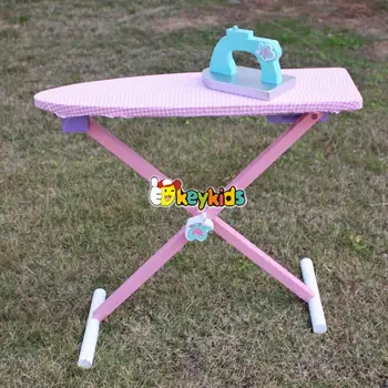 childrens wooden ironing board set
