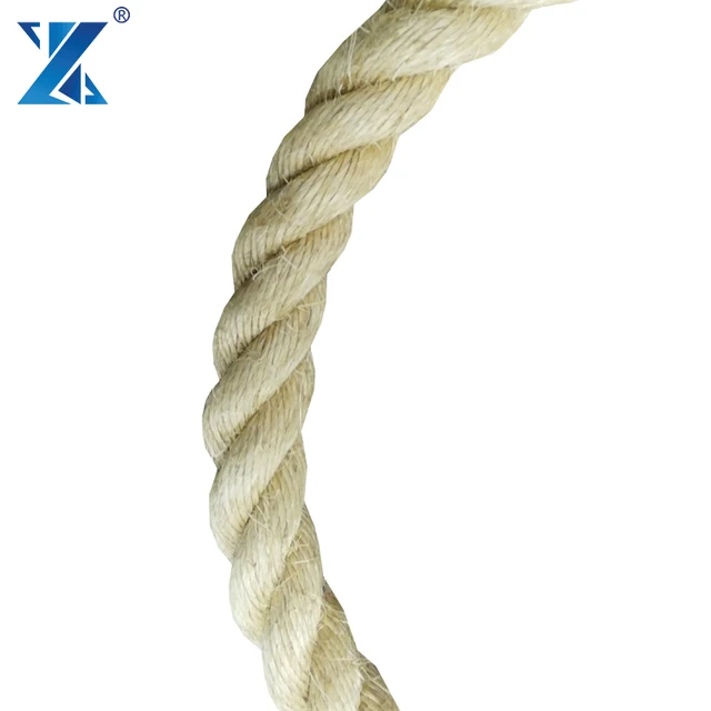 competitive price 3 strand 100% natural fiber sisal thick manila