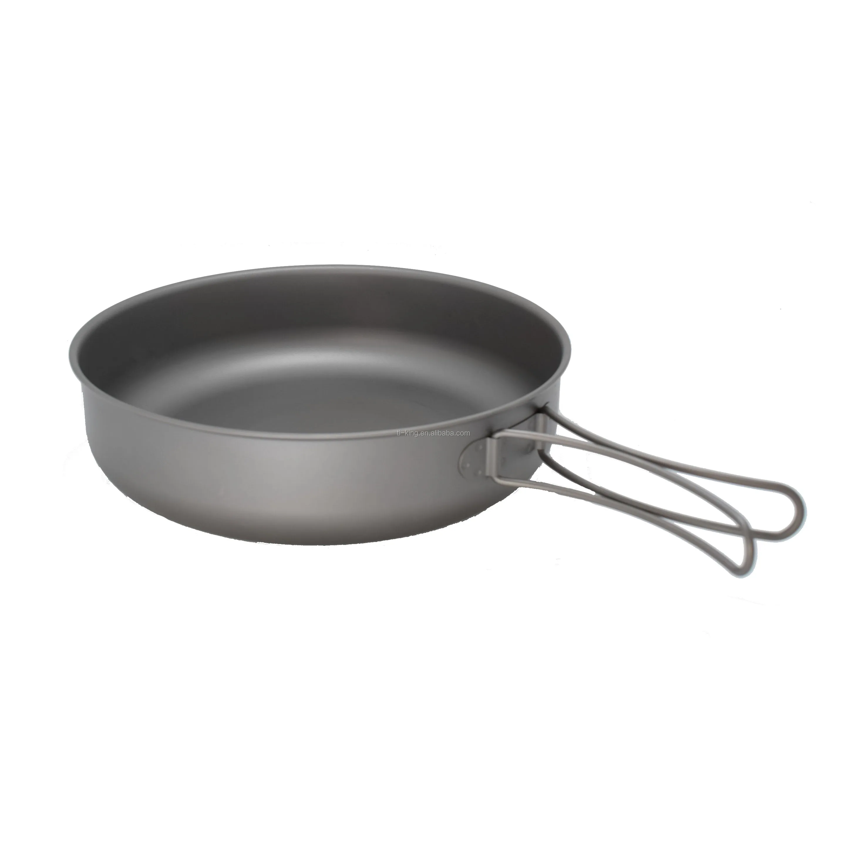 Ultralight Titanium Pot And Pan Pure Titanium Cookset Outdoor Camping