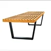 long bench modern solid ash Platform Bench