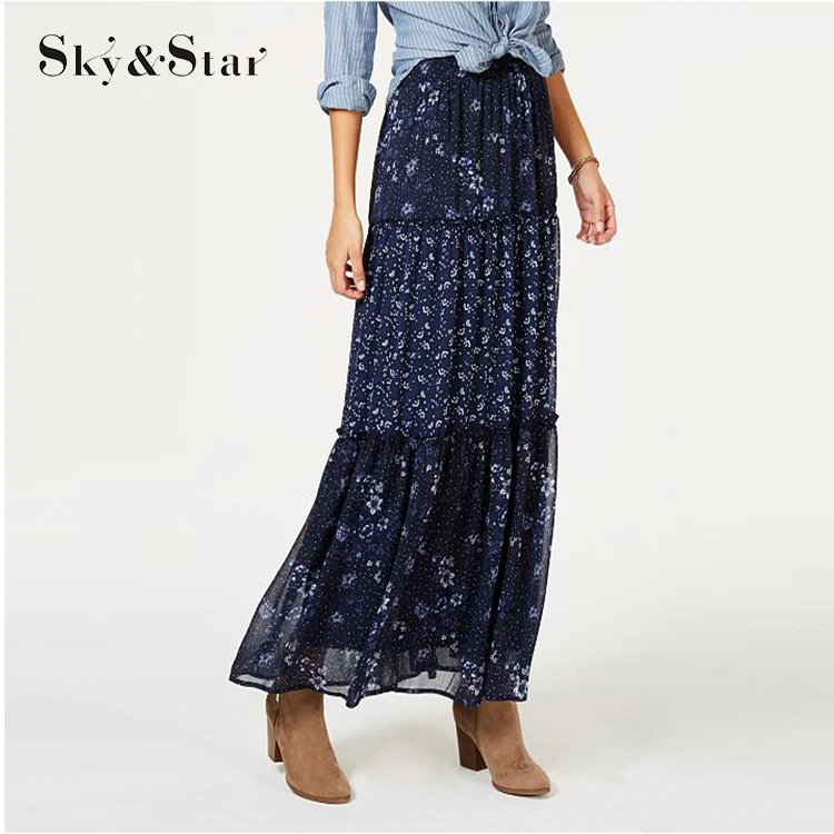 saia longa chiffon