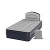 Queen Size Self Inflating Indoor and Outdoor Bedroom Flocking Inflatable Air Bed with Backrest Built in pump
