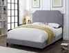Upholstered Platform Bed Frame with Headboard