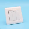 British bihu PC 3 gang 2 way electric lighting wall switch