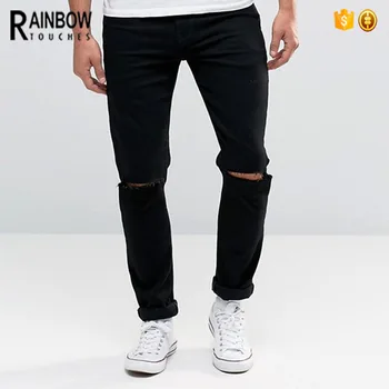 ripped black jeans cheap