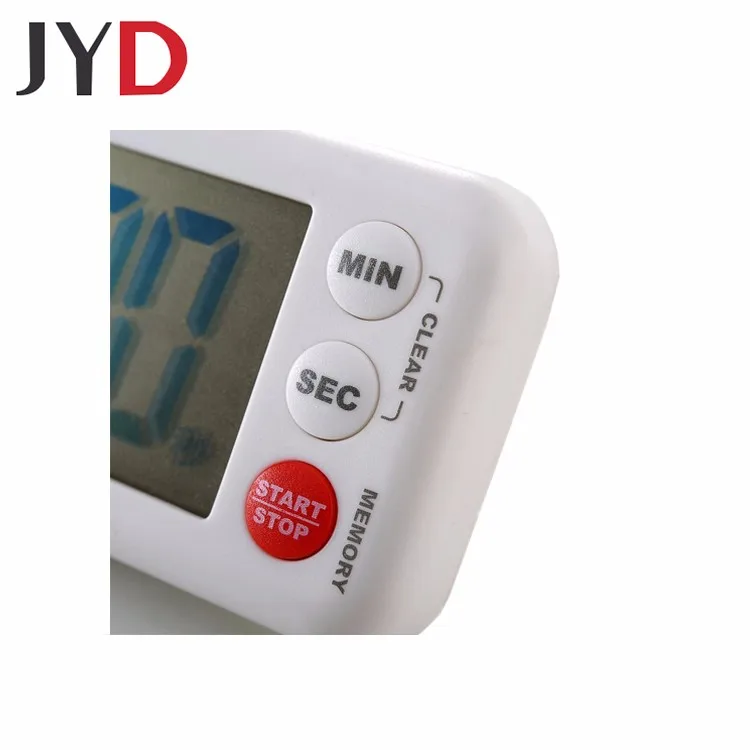 Elegant White Kitchen Electronic Timer With Large Lcd Display Buy