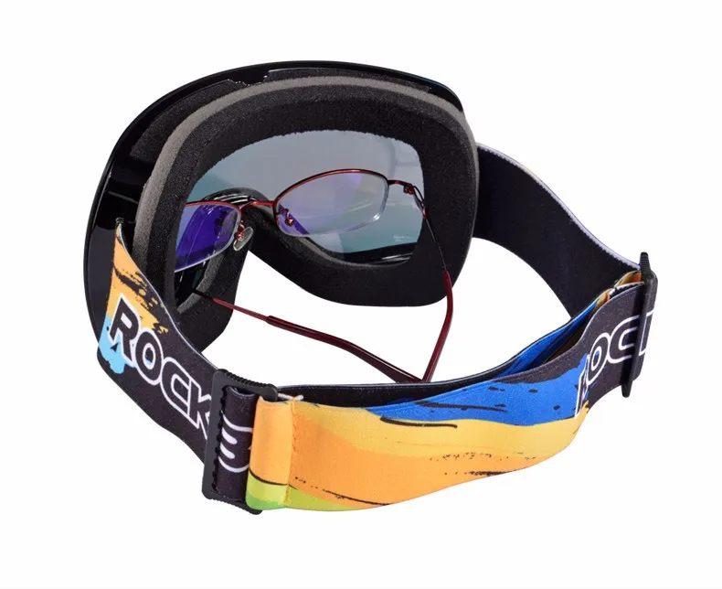 Rockbros Frameless Snowboard Goggles Real Lens Skiing Polarized Glasses Custom Ski Goggle No