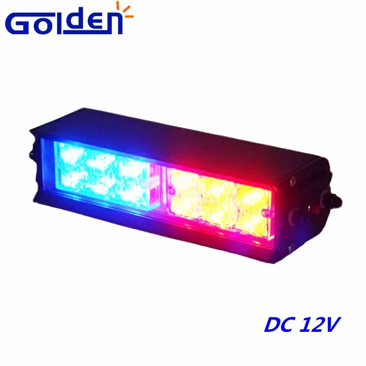 12v Police Blinker Dash Deckled Windshield Light For Vehicles Buy