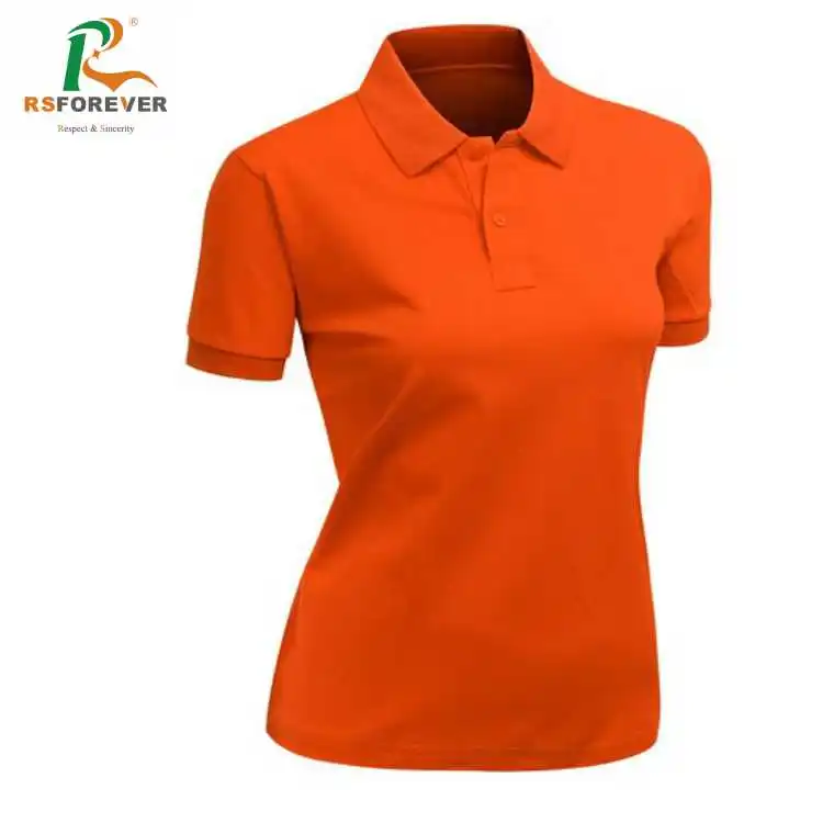 orange polo shirt womens