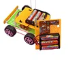 School handmade learning kit diy 4 channel RC remote control cars electric