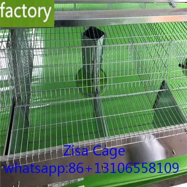Zisa Factory 2 Tiers 3 Tiers 4 Tiers Rabbit Farming Cages For Sale