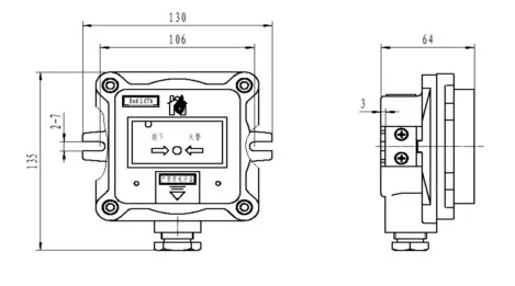 Explosion proof Emergency Push Button / Manual Call Point