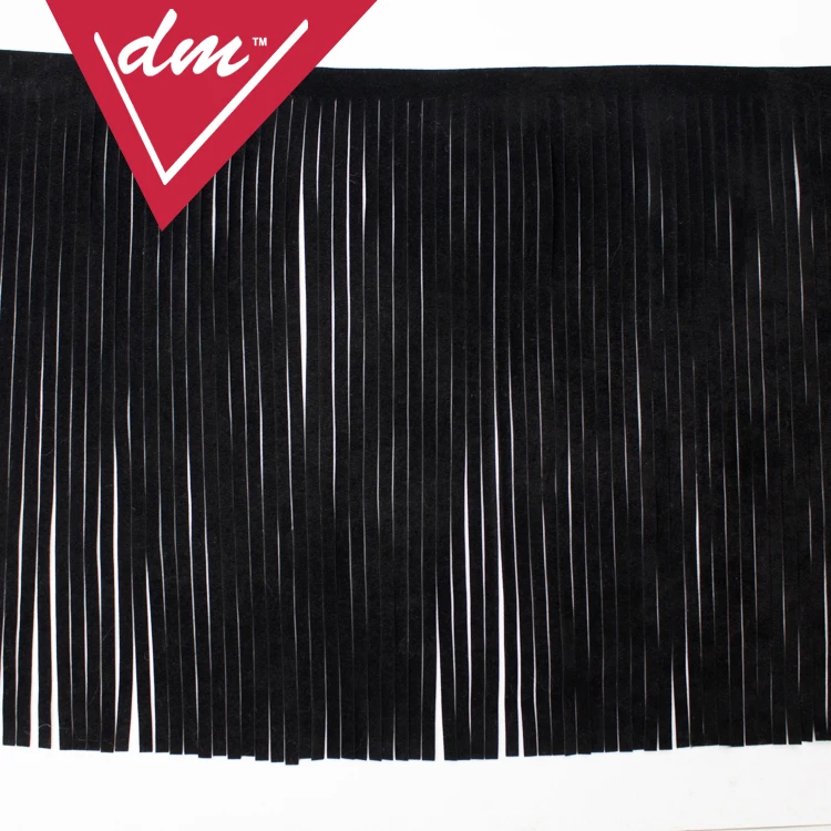 2015 Wholesale Black Velvet Tassel Fringe Trim For Decoration Ltr0116
