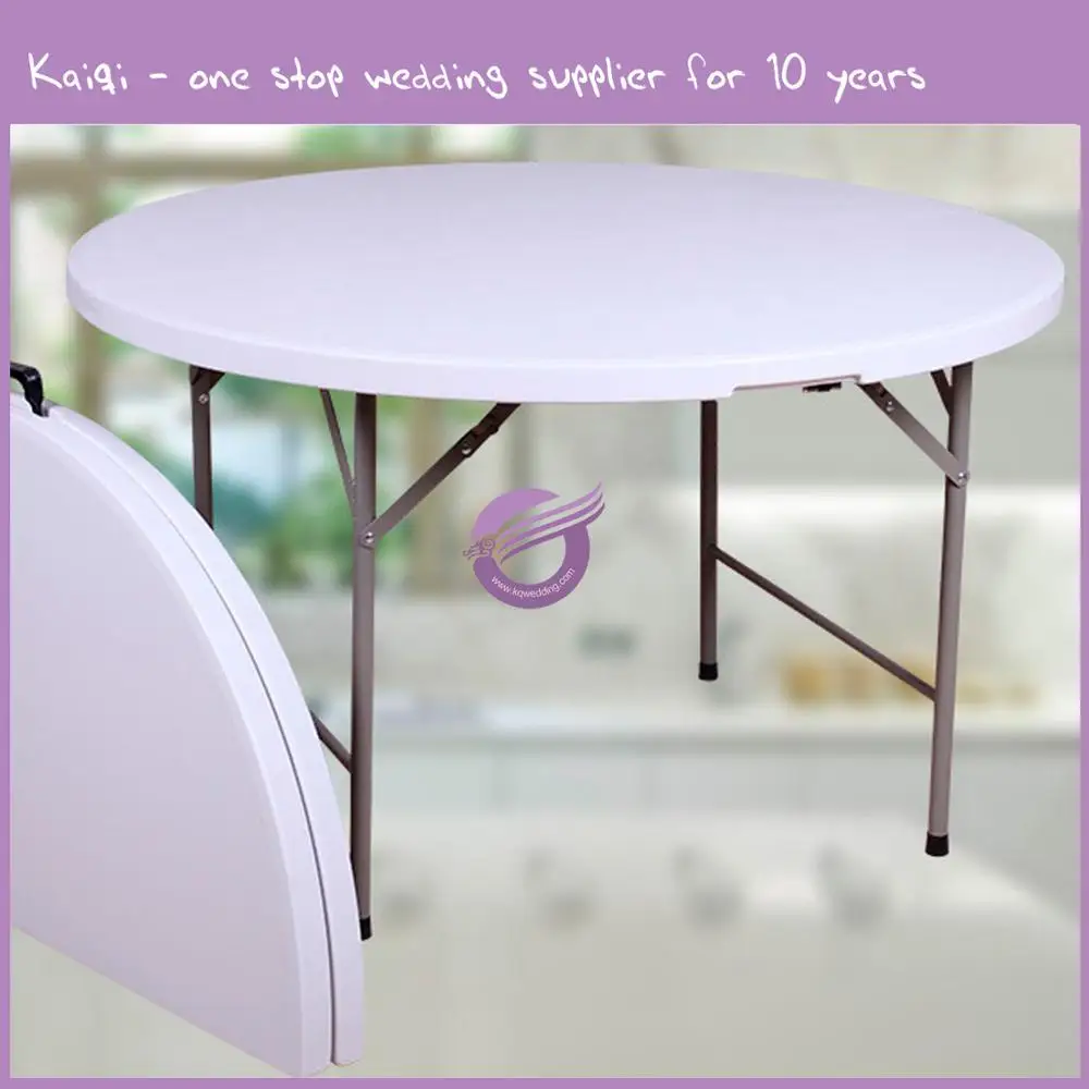 Zy00110 Centerpieces Normal White Base Plain Folding Plastic Round Table For Event Buy Round Table