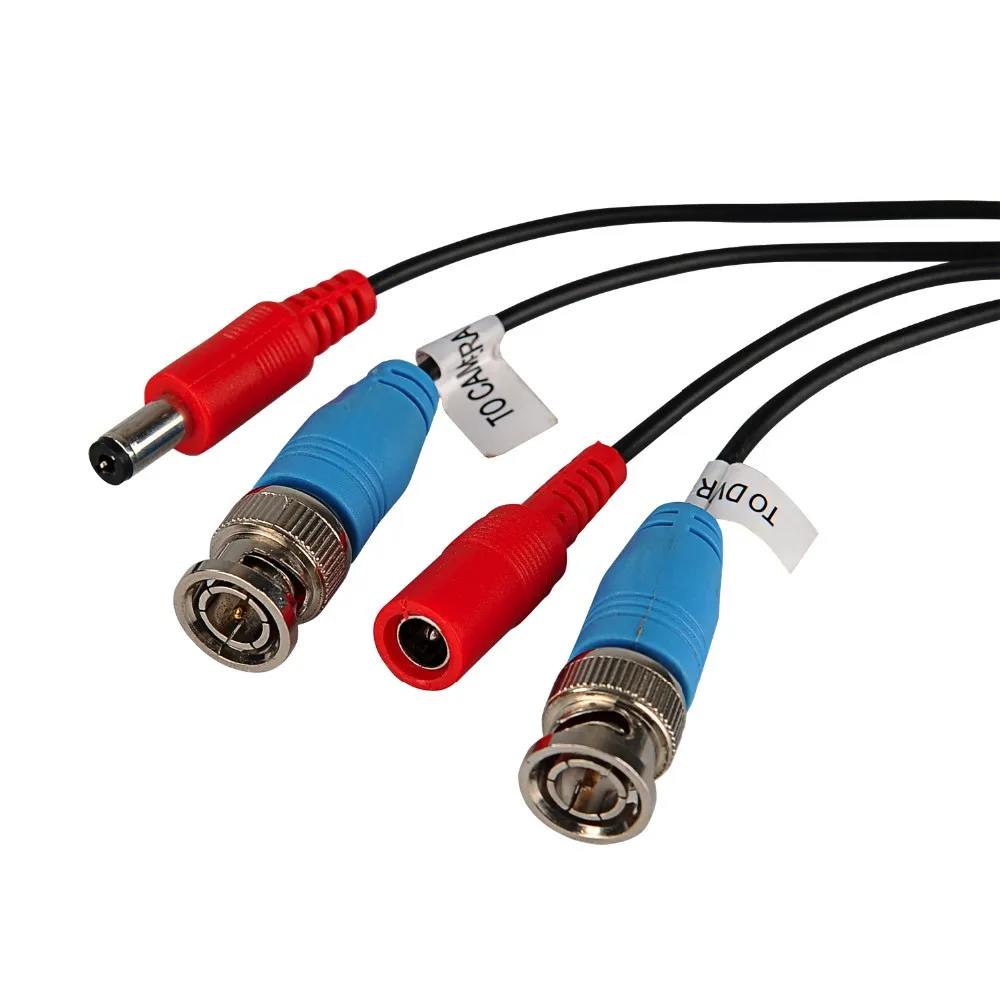 10m Bnc Cable Video Output Cctv Cable Bnc Dc Plug Cable For Cctv Camera ...