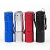 Promotional Gift Multi-color 9leds Mini White Light or 365nm UV LED Flashlight