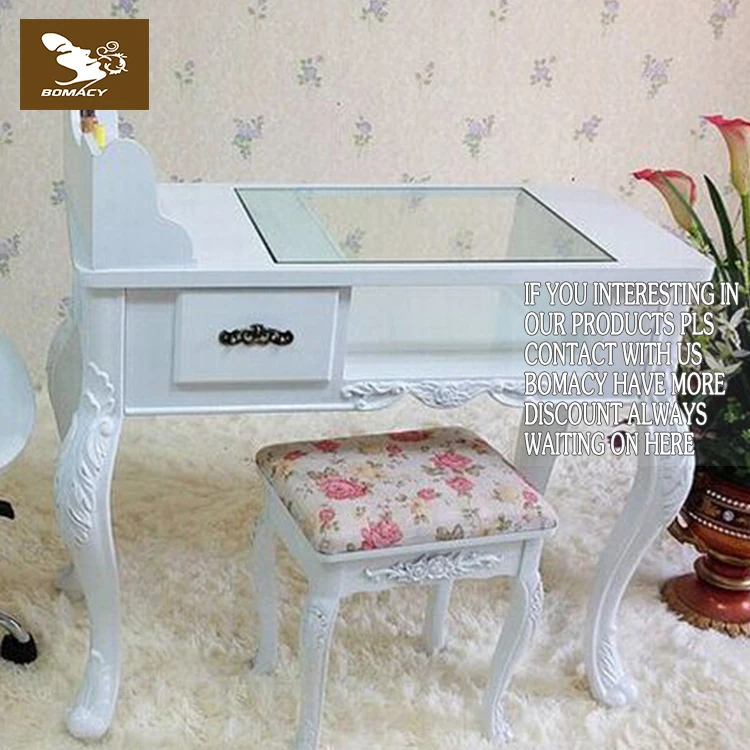 Wholesale Nail Salon Furniture Beauty Modern Wooden Korean Style Manicure Table For Sale Buy