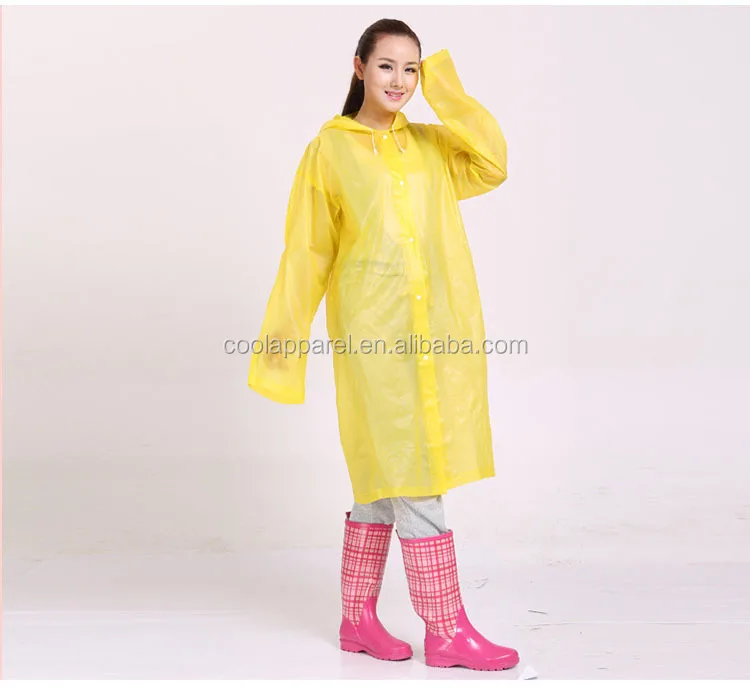 Rain Coat Poncho Pvc Rain Suit Clear Women In Plastic Raincoats Pvc