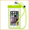 Wholesale Universal Fluorescent PVC Waterproof bag Drawstring Pouch Case For Iphone 7