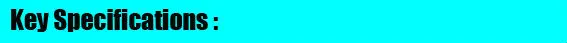Key Specification