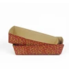 Wholesale Custom design kraft corrugated food boat tray