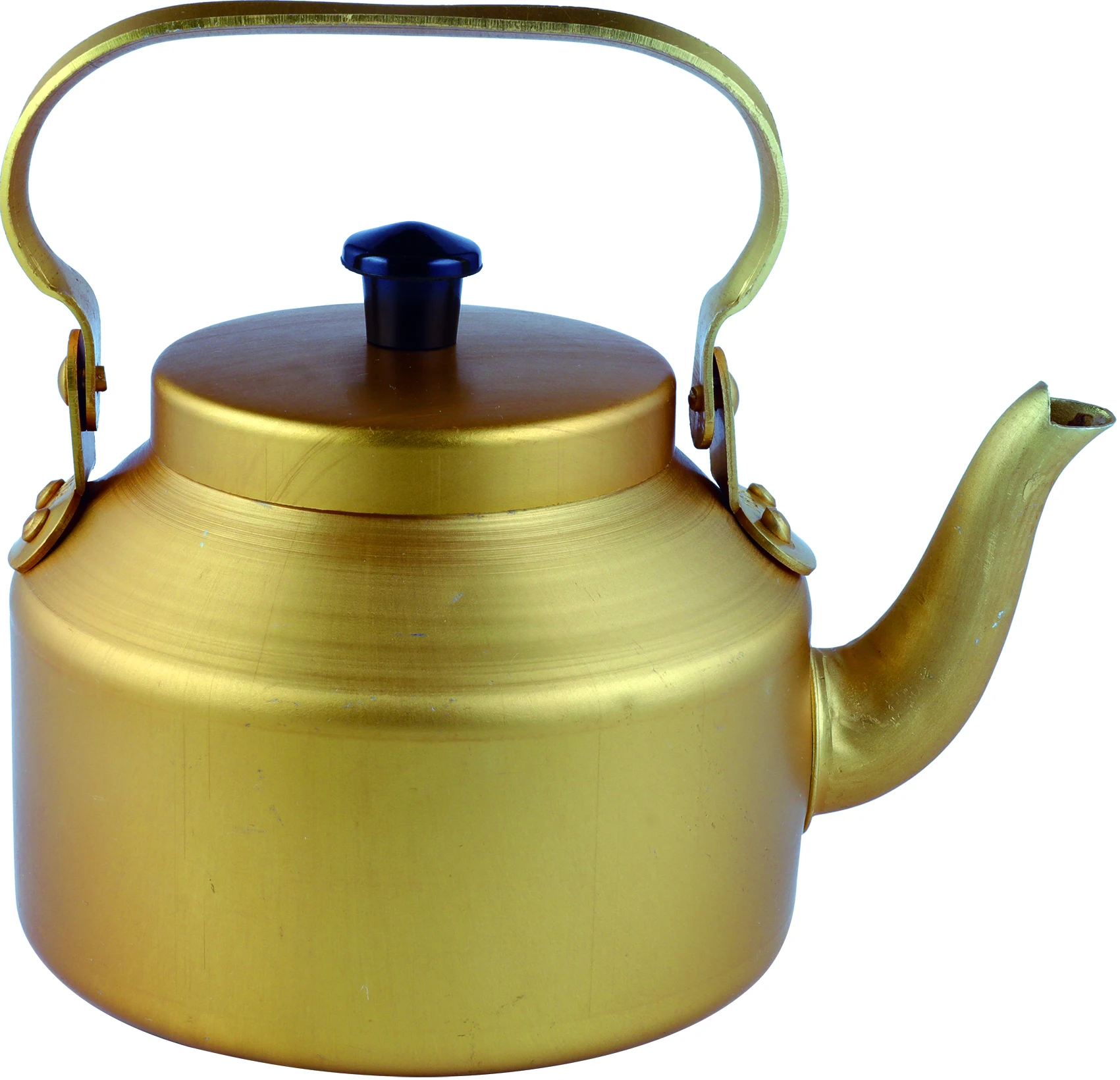 yellow tea kettle