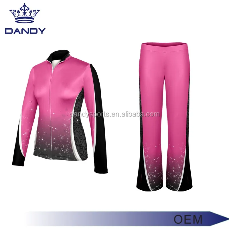 Dandy custom dance team cheer warm ups jacket sports tracksuits