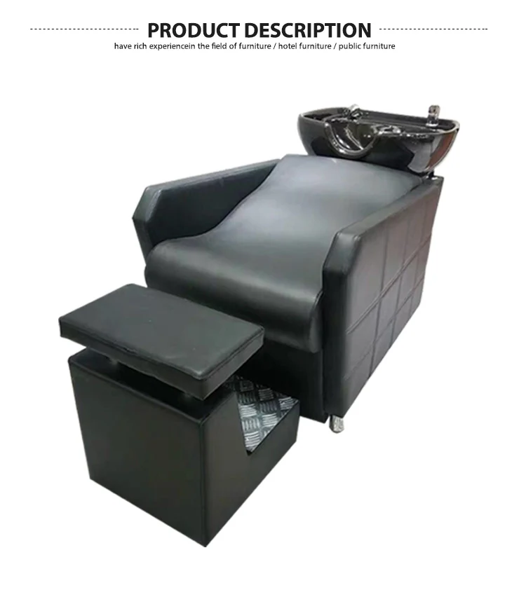 newest popular professional lay down washing salon shampoo chair