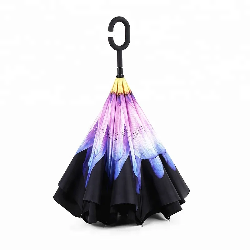 Creative Reverse Umbrella Stands For The Logo Of The
