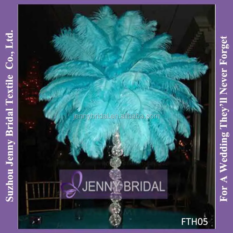 blue ostrich feathers for sale