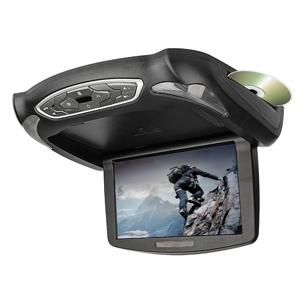 Roof Mounted 10.1 Inch Universal Car Lcd Dvd Cd Player Support Usb Sd
