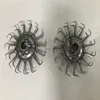Titanium Pointed Split Finger Disc Dish Anodizing Rack