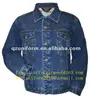 Stone Washed Flame Resistant Denim Jean Workwear Jacket
