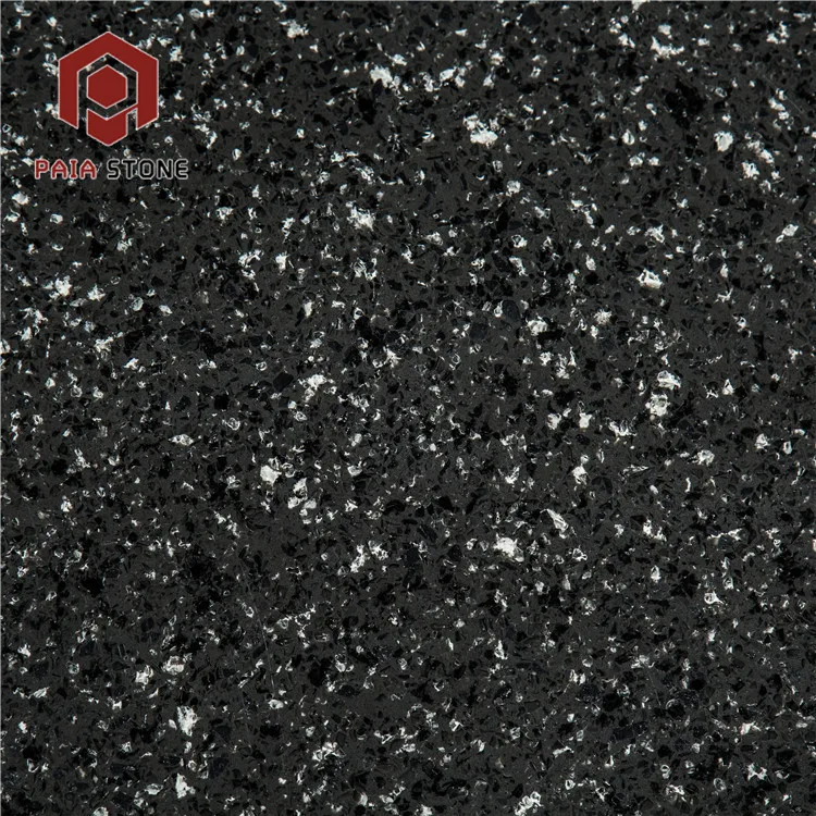 black sparkle quartz countertops table